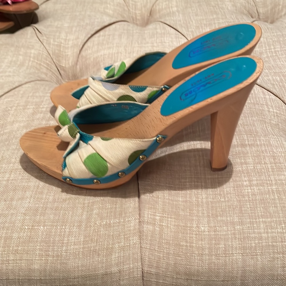 Coach high heel peep toe sandal - Picture 2 of 6